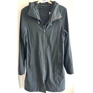 Lululemon Black Coat with Hoodie Sz 8